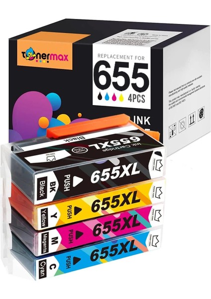 Hp 655 Deskjet Ink Advantage 6225 Set Muadil Kartuş