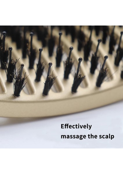 Naylon Beyaz Tarzı Profesyonel Ark Havalandırmalı Şekillendirici Domuzu Kıl Saç Fırçası Kadınlar ve Erkekler Için Islak ve Kuru Kıvırcık Saçlar Için Detangle Kürek Fırçası (Yurt Dışından) indirimleri