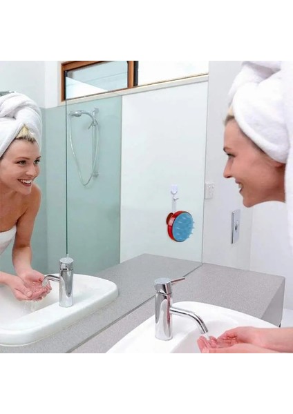 Mavi Stil Yumuşak Spa Silikon Masaj Fırçası Saç Derisi Şampuan Saç Yıkama Tarak Vücut Banyo Masajı Güzellik Araçları Dolu Tarakları (Yurt Dışından)