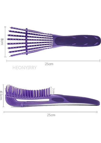 Stely B Yeşil Tarzı Kuaförlük Saç Ahtapot Tarak Kıvırcık Saçlar Için Dolaşık Açıcı Fırça Kadın Ev Masajı Düğümsüz Tarak (Yurt Dışından) indirimleri