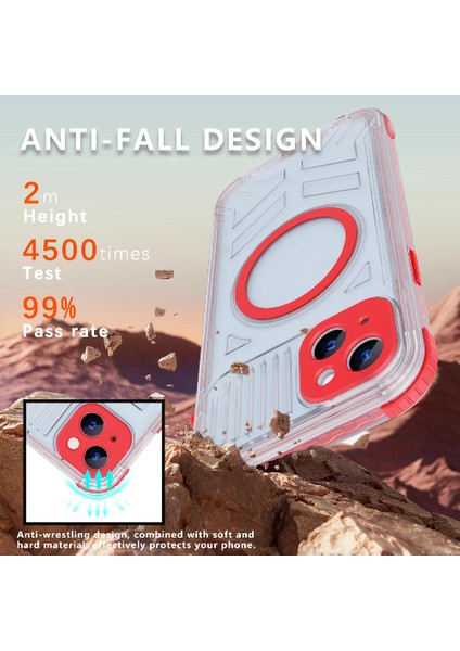 Iphone 15 Için Kılıf 12FT Askeri Darbeye Dayanıklı IP68 Su Geçirmez Tam Manyetik (Yurt Dışından) fırsatları