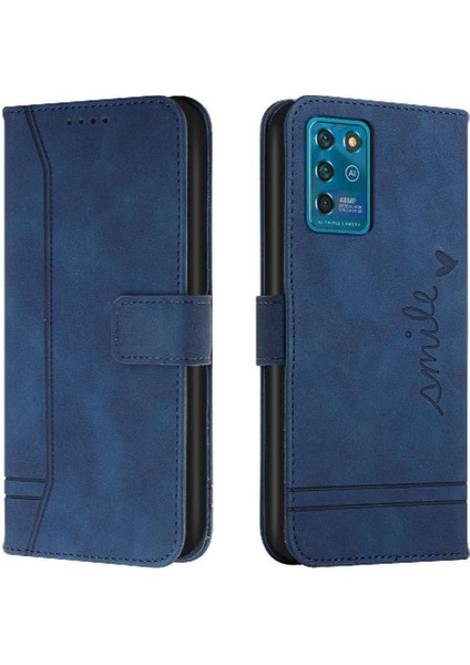 Zte Blade V30 Vita Manyetik Kapatma Için Telefon Kılıfı Pu Deri Flip Folio (Yurt Dışından)