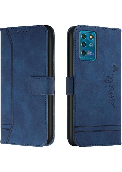 Zte Blade V30 Vita Manyetik Kapatma Için Telefon Kılıfı Pu Deri Flip Folio (Yurt Dışından)