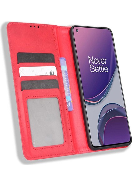 MY Boutique1 Oneplus Nord N20 5g Pu Deri Cüzdan Manyetik Kapatma Için Kılıf (Yurt Dışından)