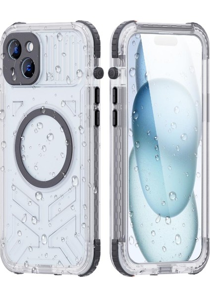 Iphone 15 Için Kılıf 12FT Askeri Darbeye Dayanıklı IP68 Su Geçirmez Tam Manyetik (Yurt Dışından) fiyatları