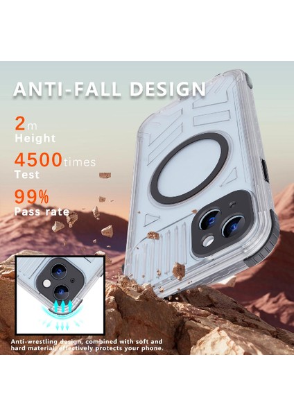 Iphone 15 Için Kılıf 12FT Askeri Darbeye Dayanıklı IP68 Su Geçirmez Tam Manyetik (Yurt Dışından) modelleri