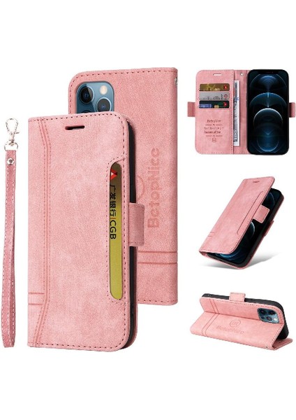 Iphone 11 Için Kılıf Pro Kart Yuvaları Cüzdan Kapak Çevirin Tpu Deri Manyetik (Yurt Dışından)