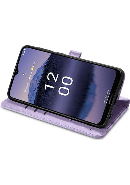 Nokia Nokia Artı Flip Kapak Karikatür Hayvanlar Için Kılıf Kısa Kayış Deri (Yurt Dışından)