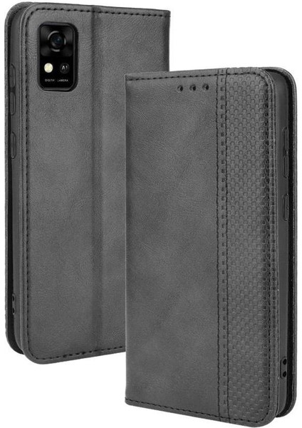 Zte Blade Magnetic Manyetik Kapatma Pu Deri Cüzdan Kılıf (Yurt Dışından)