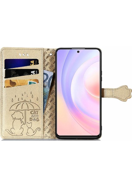 Huawei Honor 50SE Karikatür Hayvanlar Için Kılıf Kapak Çevirin Darbeye Deri (Yurt Dışından) modelleri