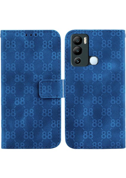 Infinix Sıcak 12I Cüzdan Kapak Için Telefon Kılıfı Kart Tutucu Kickstand Çift 8 (Yurt Dışından)