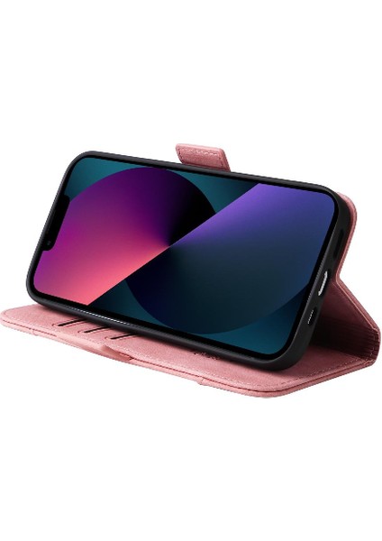 Iphone 14 Için Kılıf Artı Cüzdan Kapak Çevirin Kart Yuvaları Tpu Deri Manyetik (Yurt Dışından)