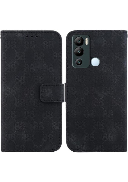 Infinix Sıcak 12I Cüzdan Kapak Için Telefon Kılıfı Kart Tutucu Kickstand Çift 8 (Yurt Dışından)