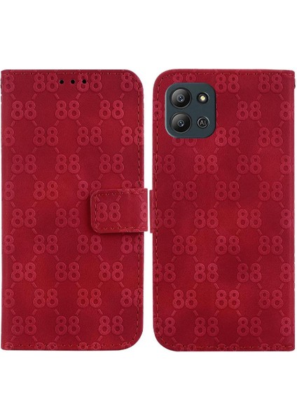 Infinix Sıcak 11 2022 Kickstand Cüzdan Kapak Için Telefon Kılıfı Kart Tutucu Pu 8 (Yurt Dışından)