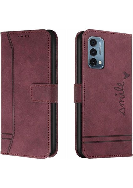 Oneplus Nord N200 Kart Yuvaları Kapak Için Telefon Kılıfı Manyetik Kapatma El Pu (Yurt Dışından)