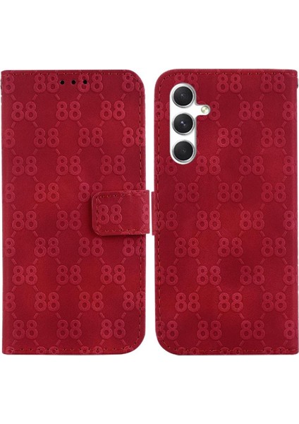 Samsung Galaxy S24 Artı 5g Için Telefon Kılıfı Cüzdan Kapak Kickstand Çift 8 (Yurt Dışından)