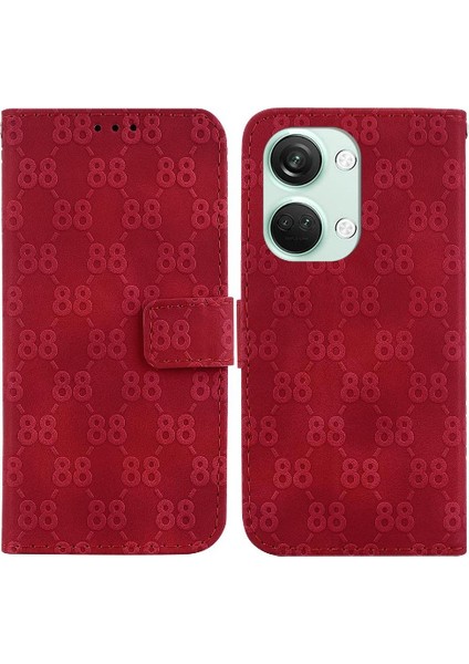 Oneplus Nord 3 Kart Tutucu Için Telefon Kılıfı Pu Deri Cüzdan Kapak Çift 8 (Yurt Dışından)
