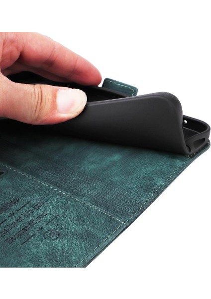 Iphone 14 Için Kılıf Artı Cüzdan Kapak Çevirin Kart Yuvaları Tpu Deri Manyetik (Yurt Dışından)