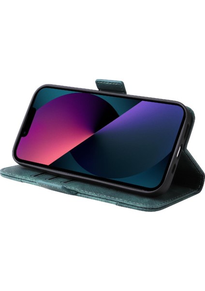 Iphone 14 Için Kılıf Artı Cüzdan Kapak Çevirin Kart Yuvaları Tpu Deri Manyetik (Yurt Dışından)