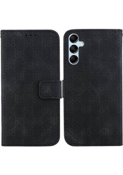 Telefon Kılıfı Için Samsung Galaxy A15 5g/4g Pu Deri Cüzdan Kapak Kickstand (Yurt Dışından)