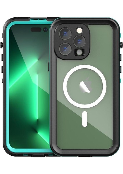 Iphone 14 Için Kılıf Pro Max 12FT Askeri Darbeye Dayanıklı Manyetik Kılıf IP68 In (Yurt Dışından)