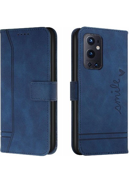 Oneplus 9 Için Telefon Kılıfı Pro Kart Yuvaları Kapak Pu Deri Manyetik Kapatma (Yurt Dışından)