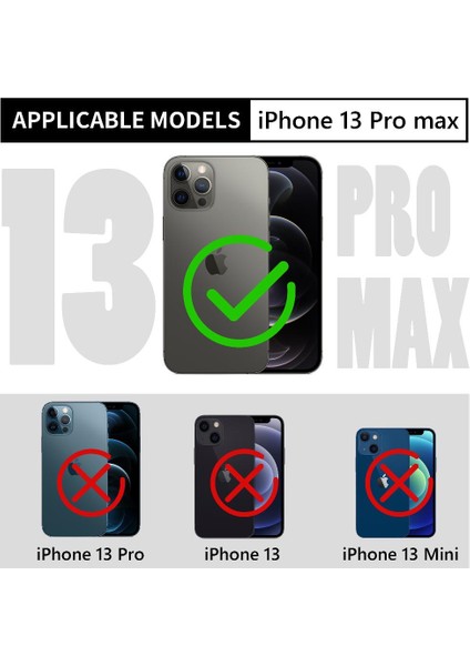 Iphone 13 Için Kılıf Pro Max IP68 Su Geçirmez Tam 12FT Askeri Darbeye (Yurt Dışından)