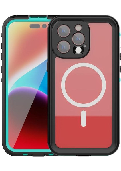 Iphone 15 Için Kılıf Pro Max 12FT Askeri Darbeye Su Geçirmez Dahili (Yurt Dışından)