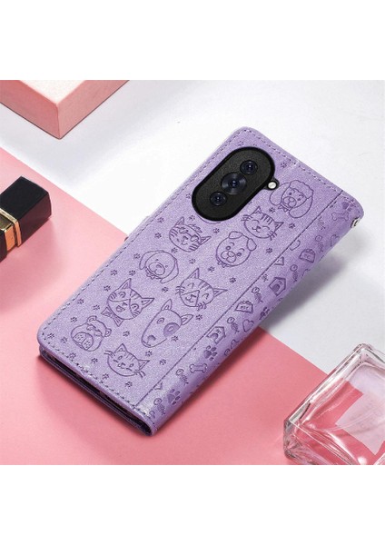 MY Boutique1 Huawei Nova 10 Pro Için Kılıf Kapak Çevirin Karikatür Hayvanlar Darbeye Kısa (Yurt Dışından)