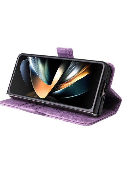 Samsung Galaxy Z Için Kılıf Fold 4 5g Kart Yuvaları Cüzdan Kapak Çevirin Tpu (Yurt Dışından) fiyatları