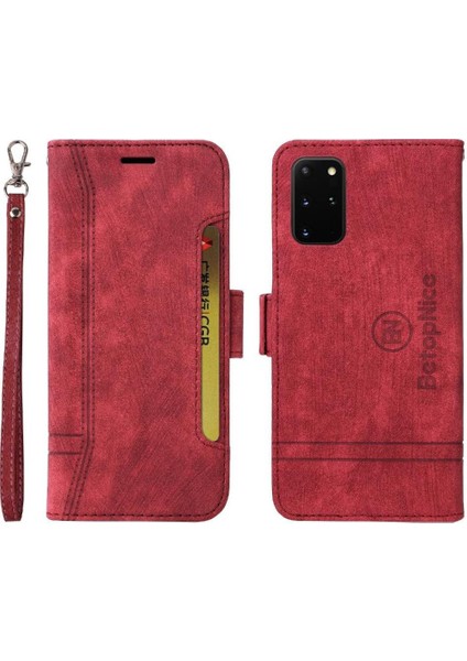 Samsung Galaxy S20 Artı 5g Için Kılıf Cüzdan Kapak Çevirin Kart Yuvaları Tpu (Yurt Dışından)
