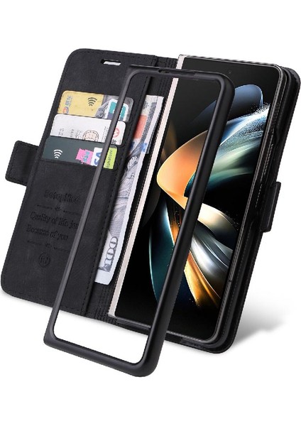 Samsung Galaxy Z Için Kılıf Fold 4 5g Kart Yuvaları Cüzdan Kapak Çevirin Tpu (Yurt Dışından) indirimleri