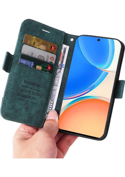 Honor X8 4g Kart Yuvaları Için Kılıf Tpu Deri Manyetik Cüzdan Kapak Çevirin (Yurt Dışından) indirimleri