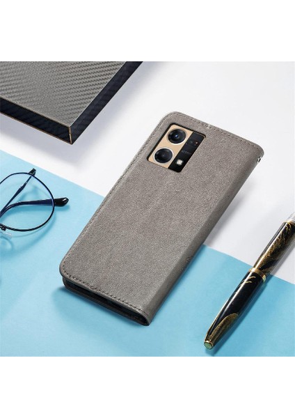 Oppo Case 7 4g Için Kılıf Kapak Çevirin Kılıf Dört Yapraklı Yonca Zarif (Yurt Dışından) indirimleri