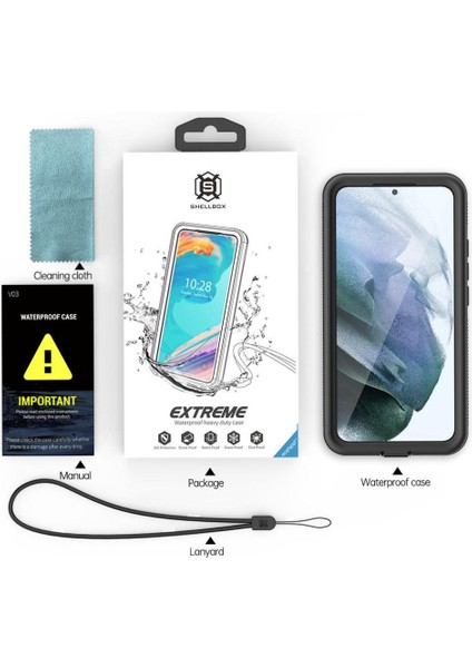 Samsung Galaxy S22 Artı Su Geçirmez IP68 Su Geçirmez Tam Inşa (Yurt Dışından)