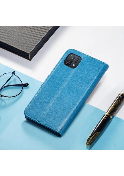 Oppo A16K Zarif Iş Flip Kapak Için Kılıf Kısa Kayış Dört Yaprak (Yurt Dışından) indirimleri