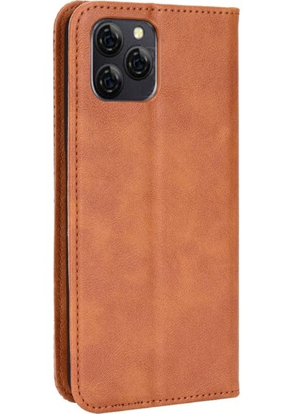 Blackview A95 Cüzdan Manyetik Kapatma Pu Deri Için Kılıf (Yurt Dışından)
