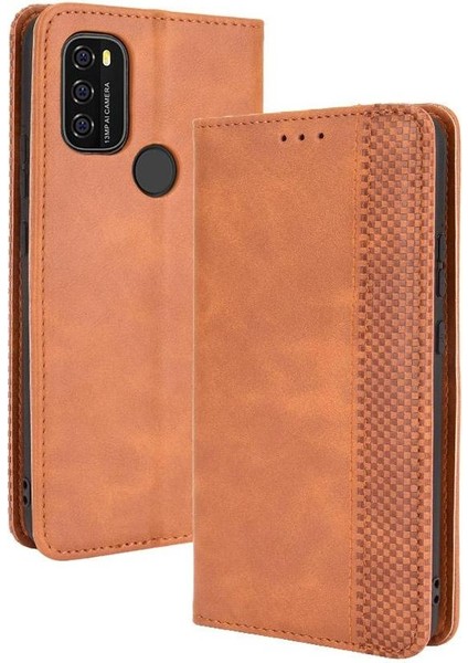 Blackview A70 Manyetik Kapatma Pu Deri Cüzdan Için Kılıf (Yurt Dışından)