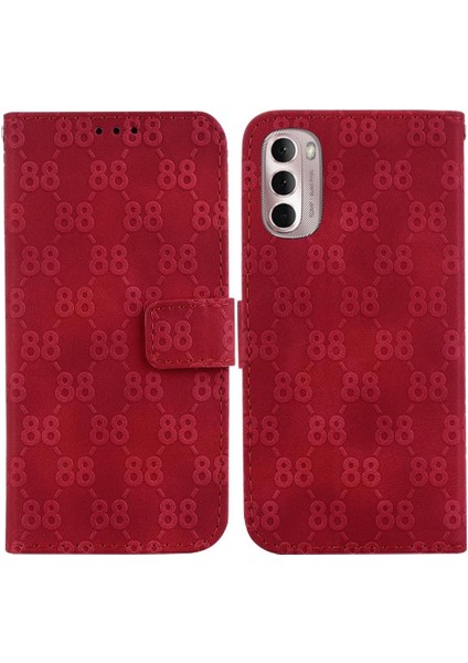 Motorola Moto G Stylus 4g 2022 Için Telefon Kılıfı Kart Tutucu Kickstand Çift (Yurt Dışından)