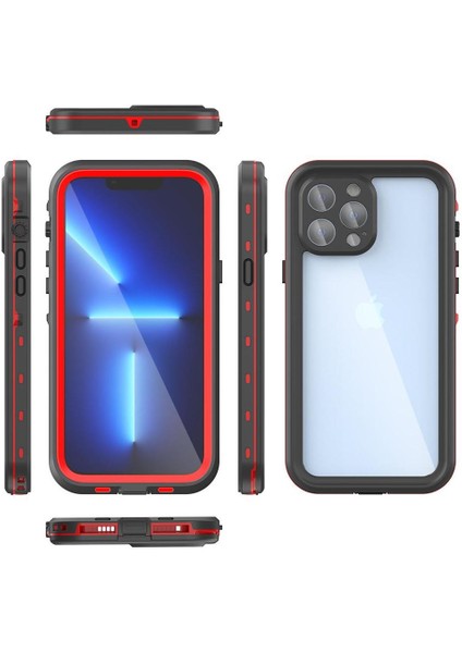 Iphone 13 Için Pro Max IP68 Su Geçirmez Tam 12FT Askeri Telefon Kılıfı (Yurt Dışından)