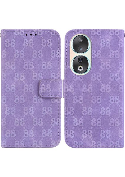 Onur Için 90 Çift 8 Kabartmalı Kart Tutucu Cüzdan Pu Telefon Kılıfı (Yurt Dışından)