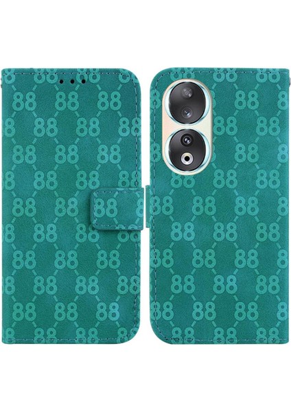 Onur Için 90 Çift 8 Kabartmalı Kart Tutucu Cüzdan Pu Telefon Kılıfı (Yurt Dışından)