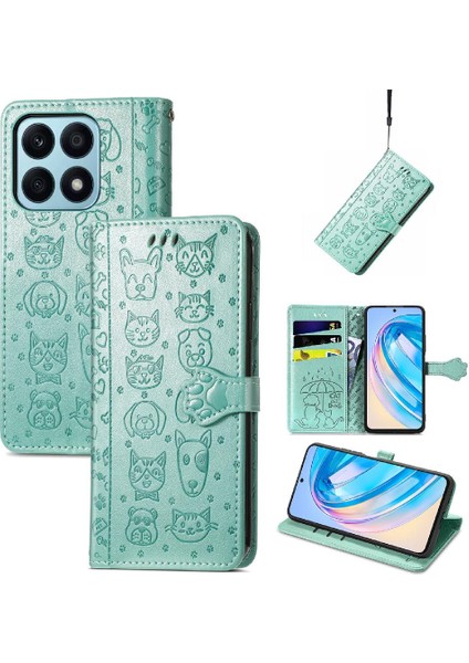 Huawei Onur Için X8A Kısa Kayış Çevirin Telefon Kılıfı (Yurt Dışından)
