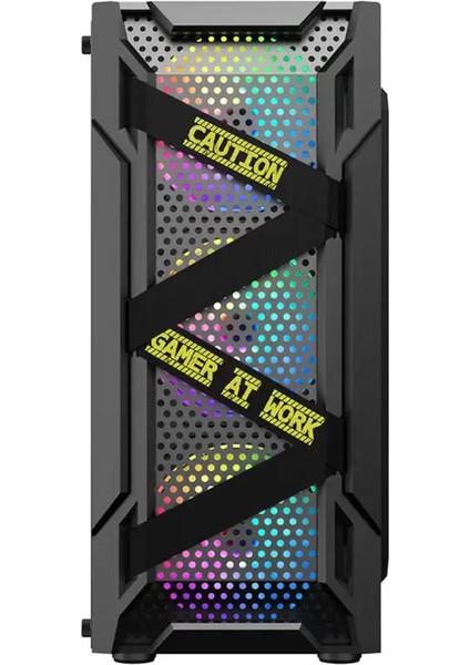 Criminal Atx 4 Rgb Fanlı Temperli Cam Boş Gaming Bilgisayar Kasası modelleri