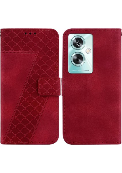 Oppo A79 5g Için Pu Deri Kart Yuvası Fonksiyonu Cüzdan Kabartmalı Telefon Kılıfı (Yurt Dışından)