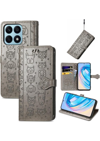 Huawei Onur Için X8A Kısa Kayış Çevirin Telefon Kılıfı (Yurt Dışından) modelleri