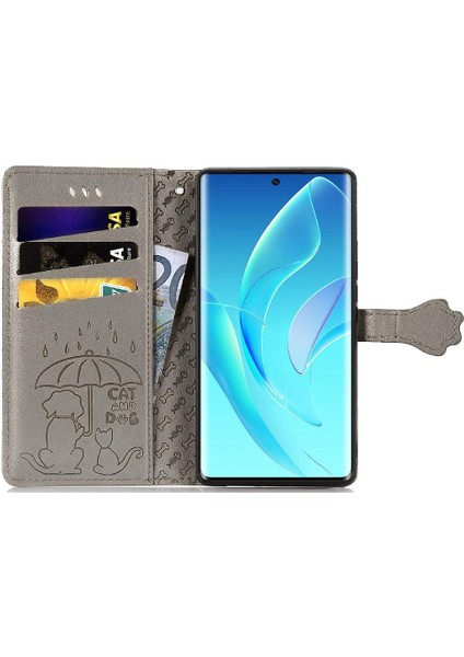 Huawei Onur 60 Için Kısa Kayış Karikatür Hayvanlar Deri Telefon Kılıfı (Yurt Dışından) fırsatları