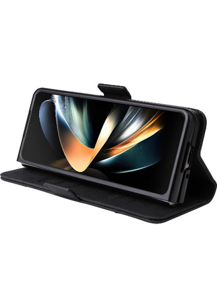 Samsung Galaxy Z Için Fold 4 5g Kart Yuvaları Cüzdan Çevirin Tpu Telefon Kılıfı (Yurt Dışından) modelleri