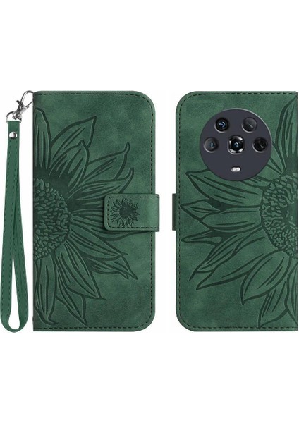 Kart Yuvaları Tutucu Flip Cüzdan ile Onur Sihirli 4 Kısa Kayış Için Telefon Kılıfı (Yurt Dışından)