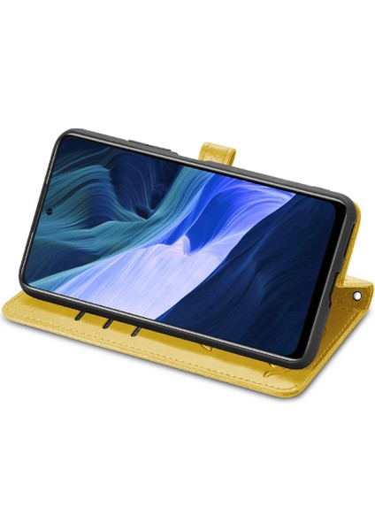 Infinix Not 10 Karikatür Hayvanlar Için Kısa Kayış Flip Case Telefon Kılıfı (Yurt Dışından)
